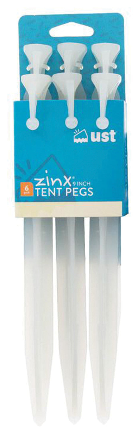 Load image into Gallery viewer, Ust Zinx Tent Peg 9" - 6 Pack: Durable and Reliable Camping Essential
