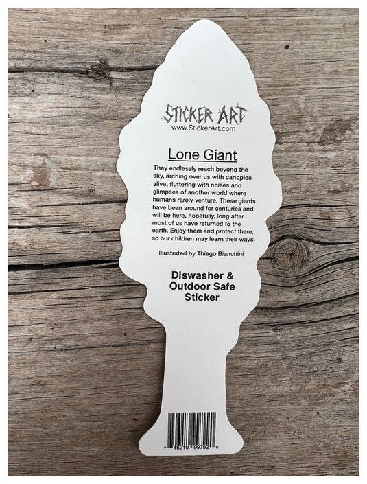 Sticker Art: Lone Giant - Creative Decal for Your Space