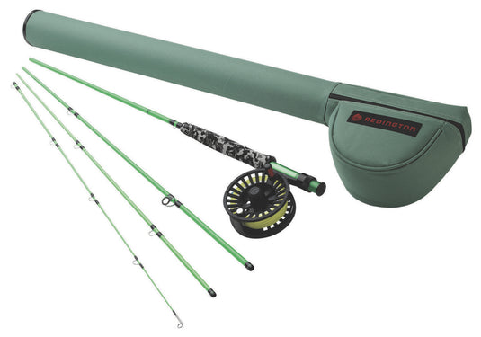 Redington Minnow Rod and Crosswater Reel Combo - Complete 5wt 8' Fishing Kit for Beginners