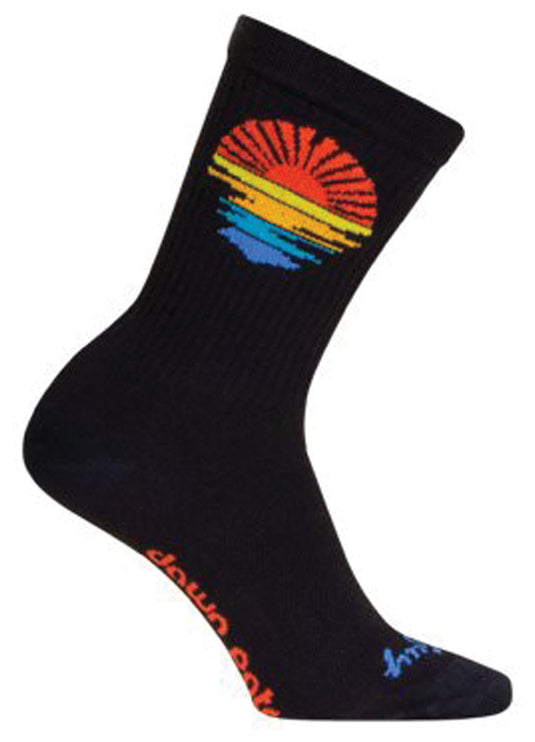 Stay Stylish and Comfortable with Sockguy Dawn Patrol 6" Crew Socks in Size Small/Medium