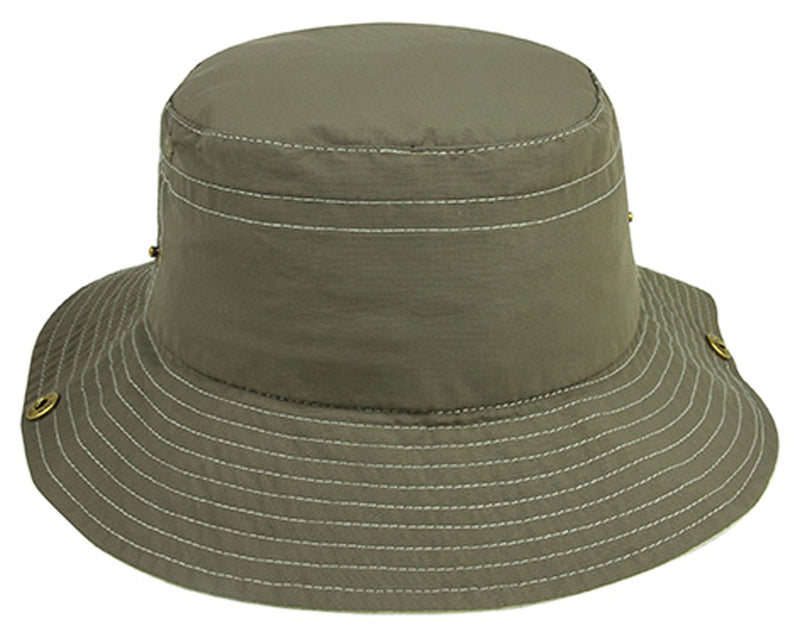 Load image into Gallery viewer, Outdoor Adventure Ready: Mega Cap Outback Bucket Hat in Brown/Khaki - Size M/L
