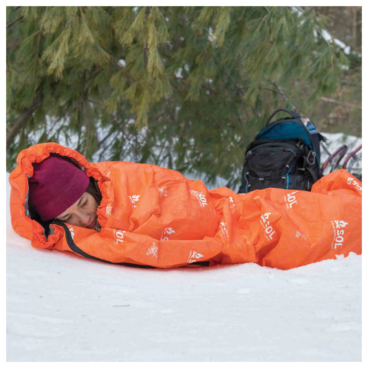 Ultimate Outdoor Shelter: Sol Escape Bivvy with Hood - Orange