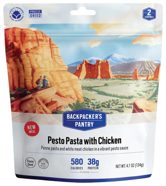 Backpackers Pantry Pesto Pasta with Chicken - Delicious and Convenient Meal for Outdoor Adventures