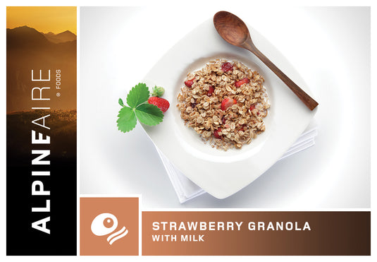 Alpine Aire Strawberry Granola With Milk