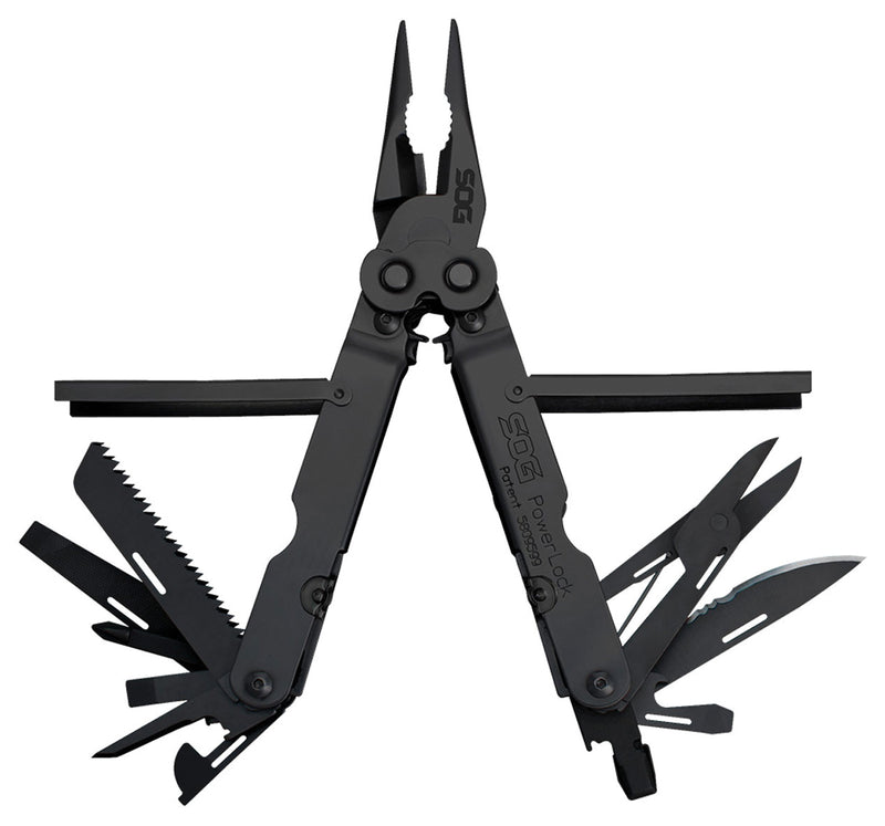 Load image into Gallery viewer, SOG PowerLock Multi-Tool with Scissors - Black
