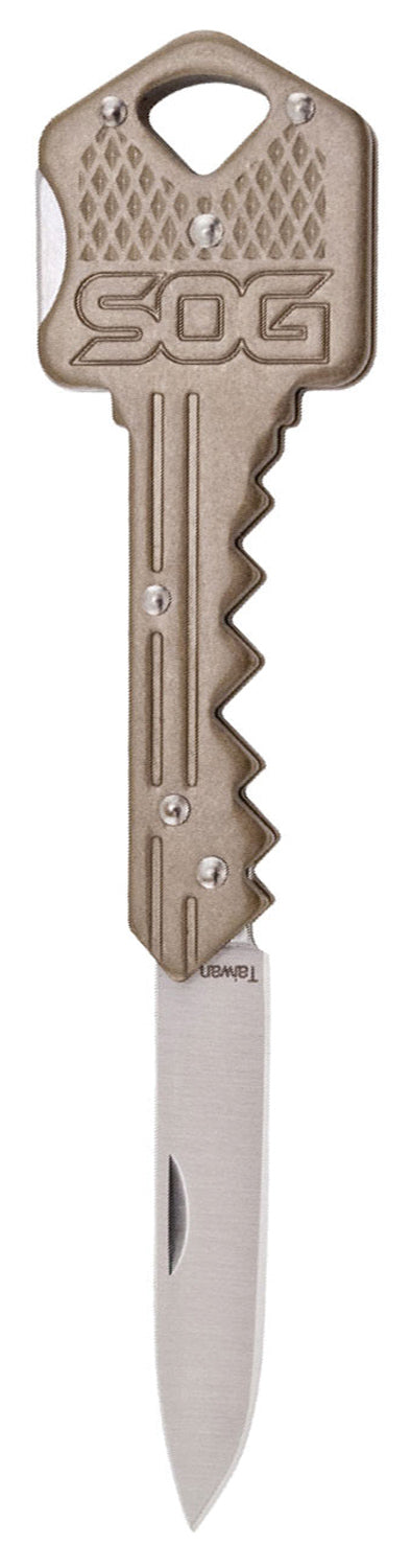 SOG Key Knife Brass - Compact and Stylish EDC Tool