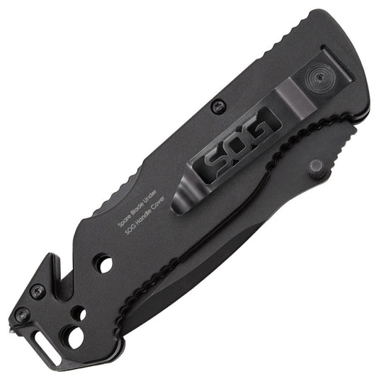 SOG Escape Black - Compact and Reliable Survival Tool