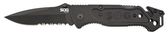 SOG Escape Black - Compact and Reliable Survival Tool