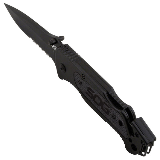 SOG Escape Black - Compact and Reliable Survival Tool