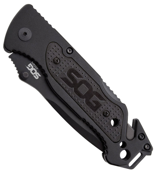 SOG Escape Black - Compact and Reliable Survival Tool