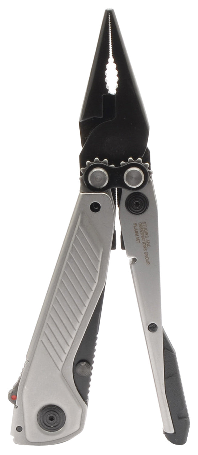 Load image into Gallery viewer, SOG Flash MT Silver/Black - Box: Sleek and Reliable Everyday Carry Knife

