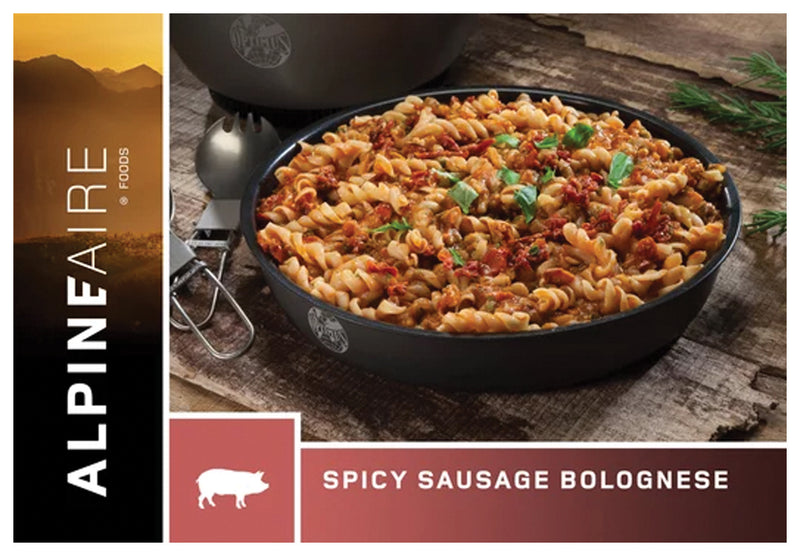 Load image into Gallery viewer, Alpine Aire Spicy Sausage Bolognese: A Flavorful Adventure in Every Bite!
