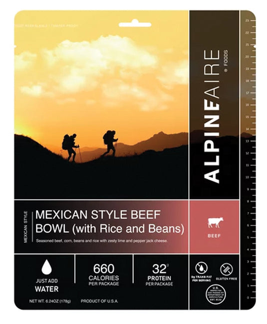Alpine Aire Mexican Style Beef Bowl: A Flavorful Taste of Mexico in Every Bite!