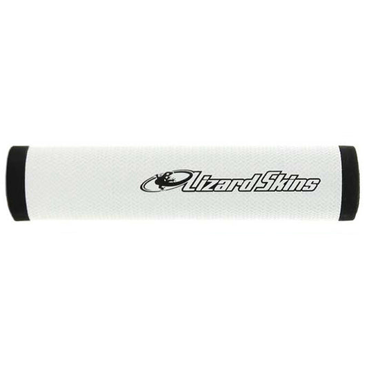 Lizard Skins DSP 30.3mm Grips White Light & Thin Tacky Feel Bicycle Grip