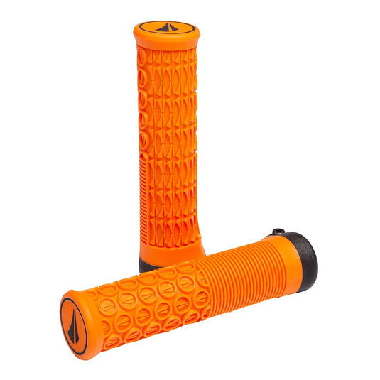 SDG Components Thrice 31 Grips, 136mm, Orange, Pair