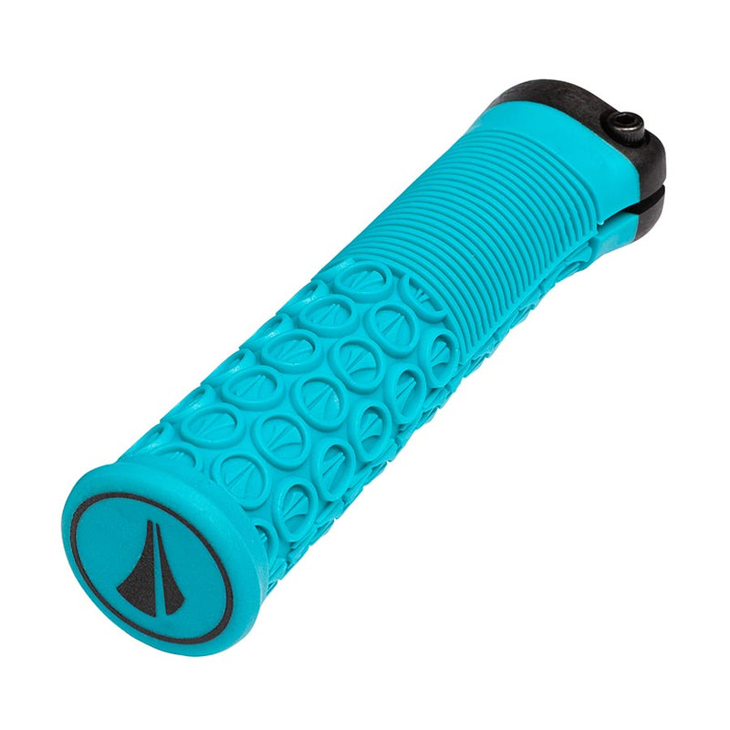 Load image into Gallery viewer, SDG Components Thrice 33 Grips, 136mm, Turquoise, Pair

