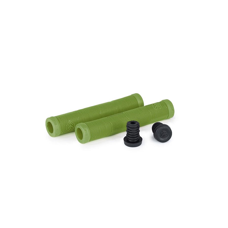 Load image into Gallery viewer, Eclat Pulsar Grips - Army Green Includes Eclat Nylon Barends
