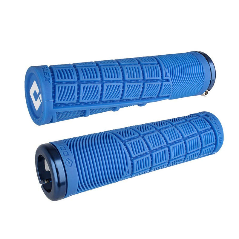 Load image into Gallery viewer, ODI Lock-On MTB, Reflex XL Grip - Blue/Blue
