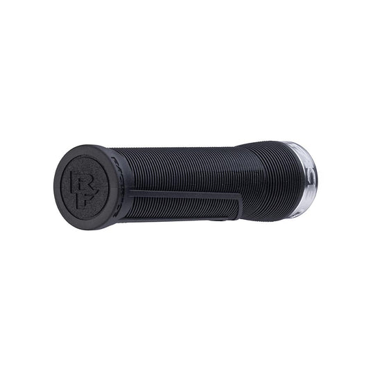 RaceFace Chester Grips - Lock-On, Black/Silver, 34mm