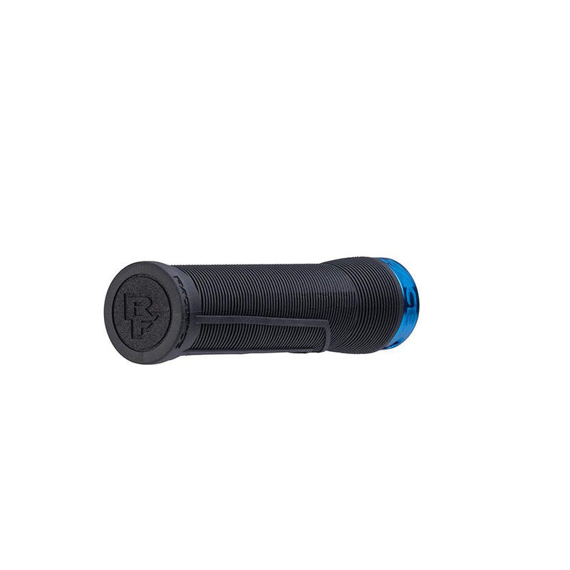 Load image into Gallery viewer, RaceFace Chester Grips - Lock-On, Black/Blue, 34mm
