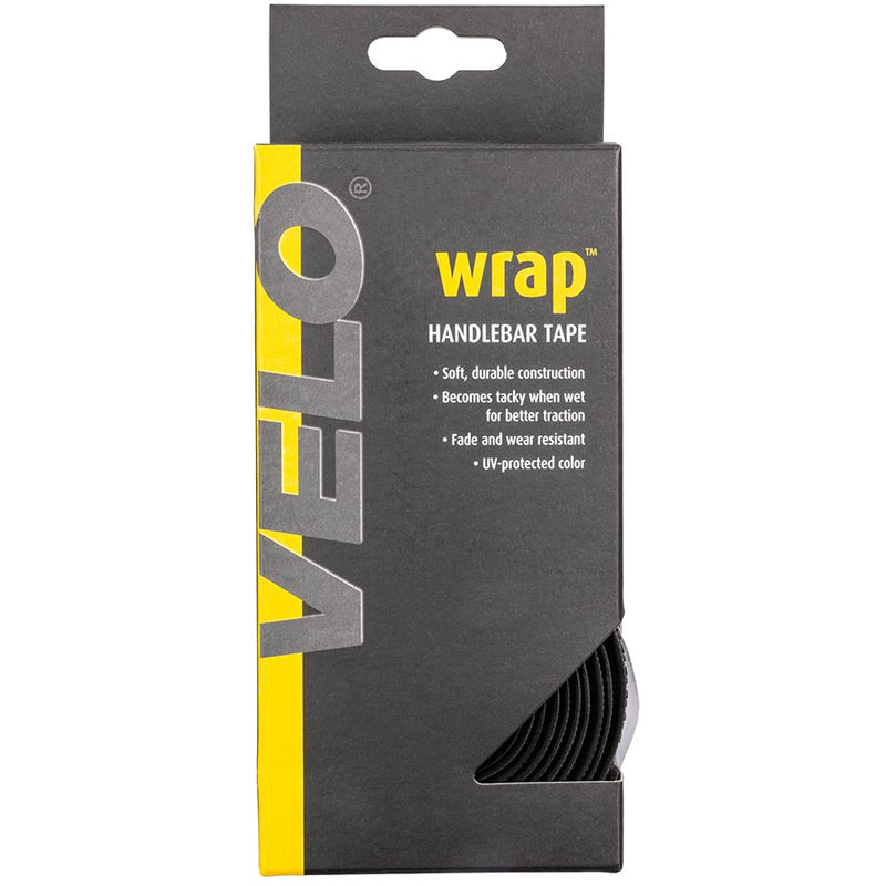 Load image into Gallery viewer, Velo Wrap DZ1 Tape Handlebar Tape, Black, Tacky Wrap Tearproof Textured
