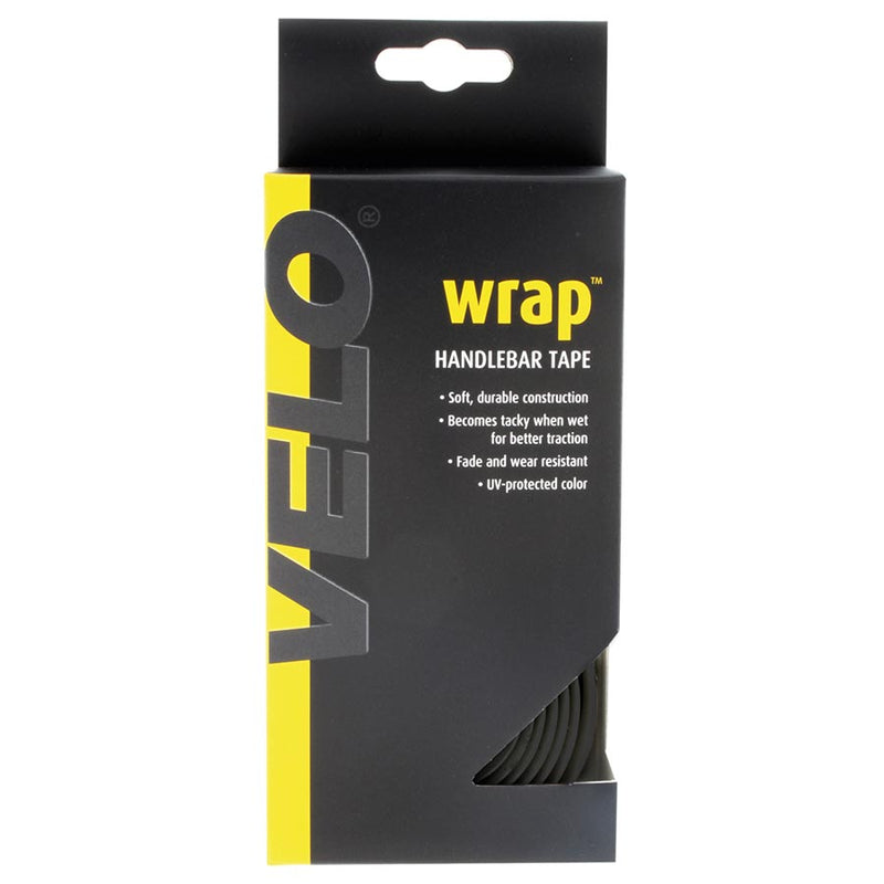 Load image into Gallery viewer, Velo Wrap DZ2 Tape Handlebar Tape, Black, Tacky Wrap
