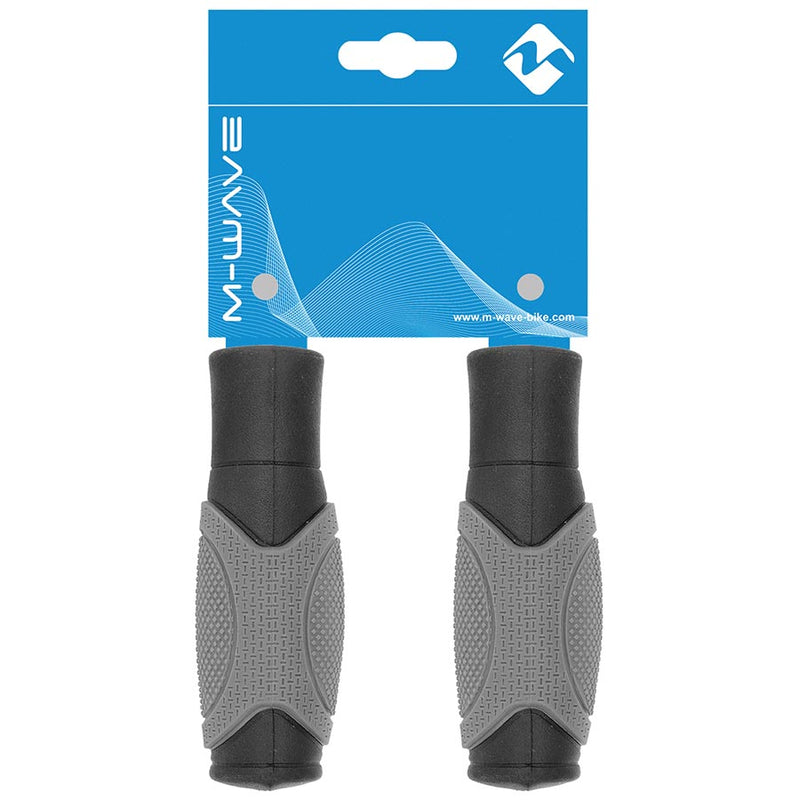 Load image into Gallery viewer, M-Wave Fat Boy Grips 125mm Black/Grey
