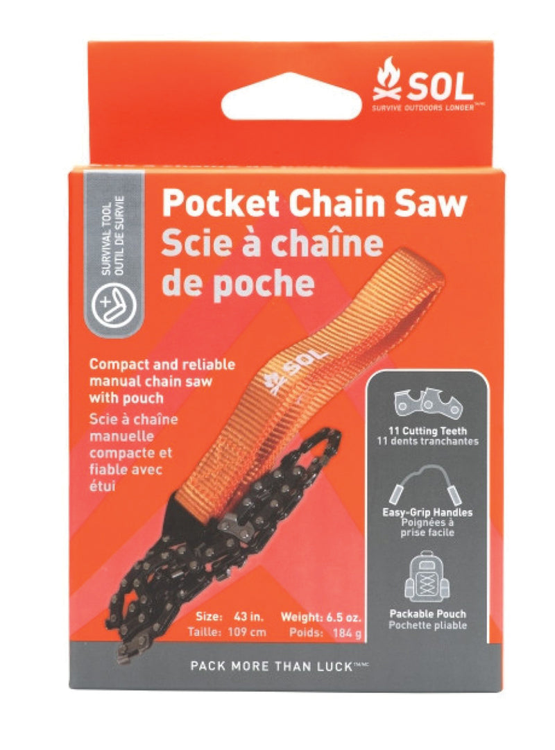 Load image into Gallery viewer, Sol Sol Pocket Chain Saw with Pouch - Compact and Portable Survival Tool
