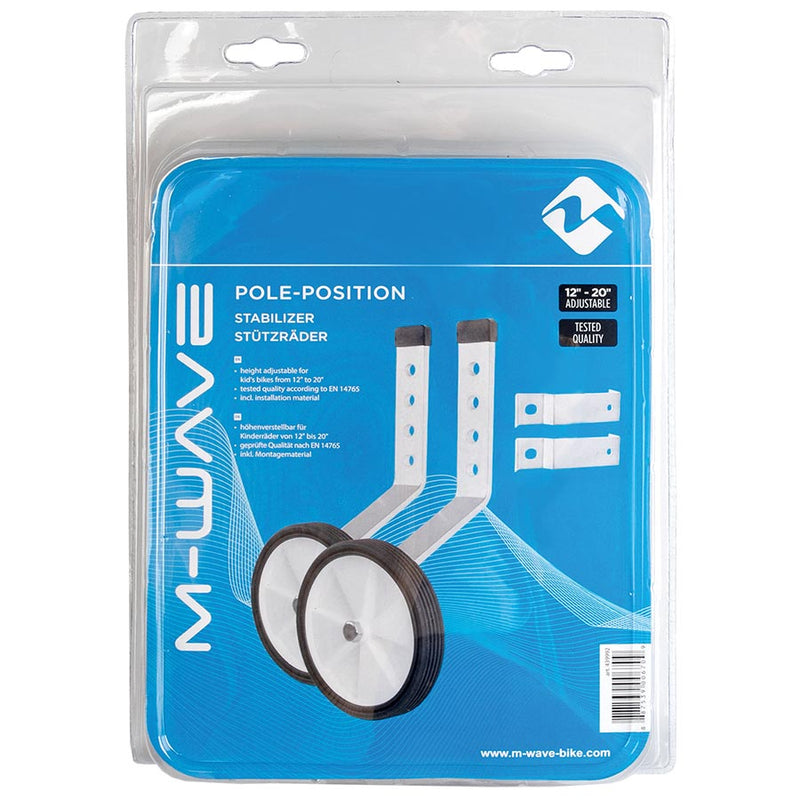 Load image into Gallery viewer, M-Wave Pole Position Training Wheels, 12'' to 20''
