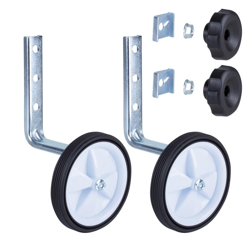 Load image into Gallery viewer, Trail-Gator Flip Up Training Wheels, 12'' to 20'', Silver
