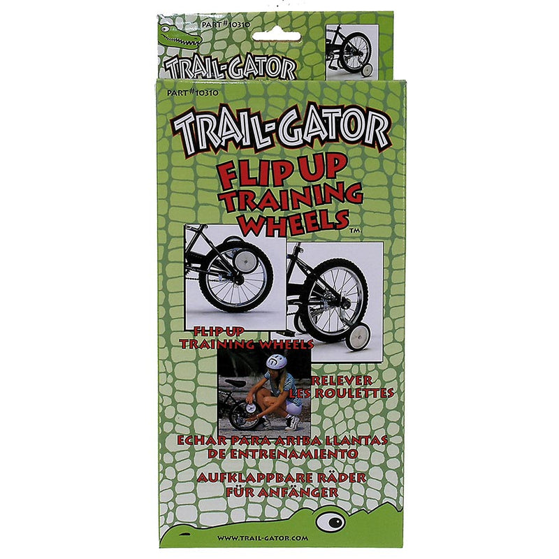 Load image into Gallery viewer, Trail-Gator Flip Up Training Wheels, 12'' to 20'', Silver
