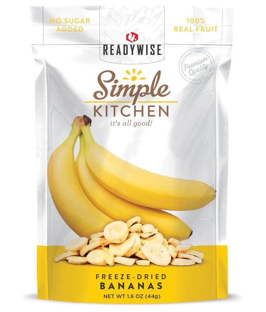 Readywise Simple Kitchen Banana Fruit Snacks - Delicious and Nutritious Snacking Option