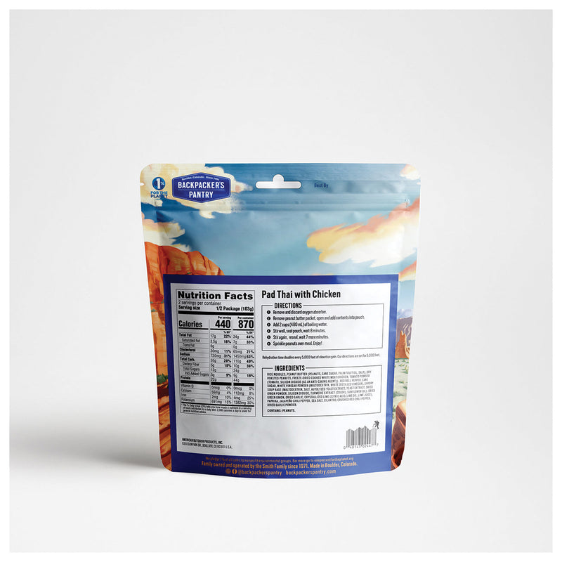 Load image into Gallery viewer, Backpackers Pantry Bp Chicken Performance Pad Thai W/ Chicken 2p Meals
