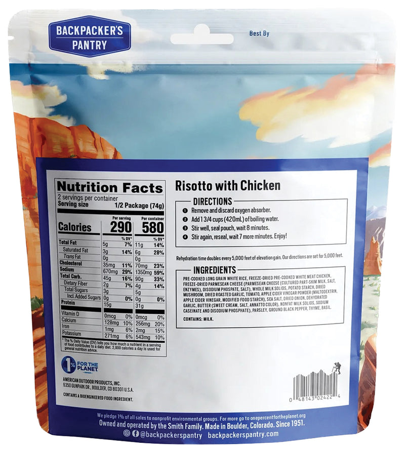 Load image into Gallery viewer, Backpackers Pantry Bp Chicken Performance Risotto W/chicken 2p Switched To Chicken Meals
