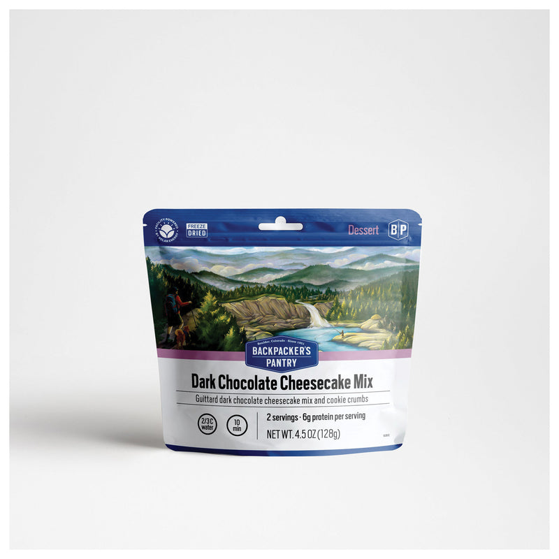 Load image into Gallery viewer, Backpackers Pantry Bp Desserts - 2 Person Dark Chocolate Cheese Cake 2p Meals
