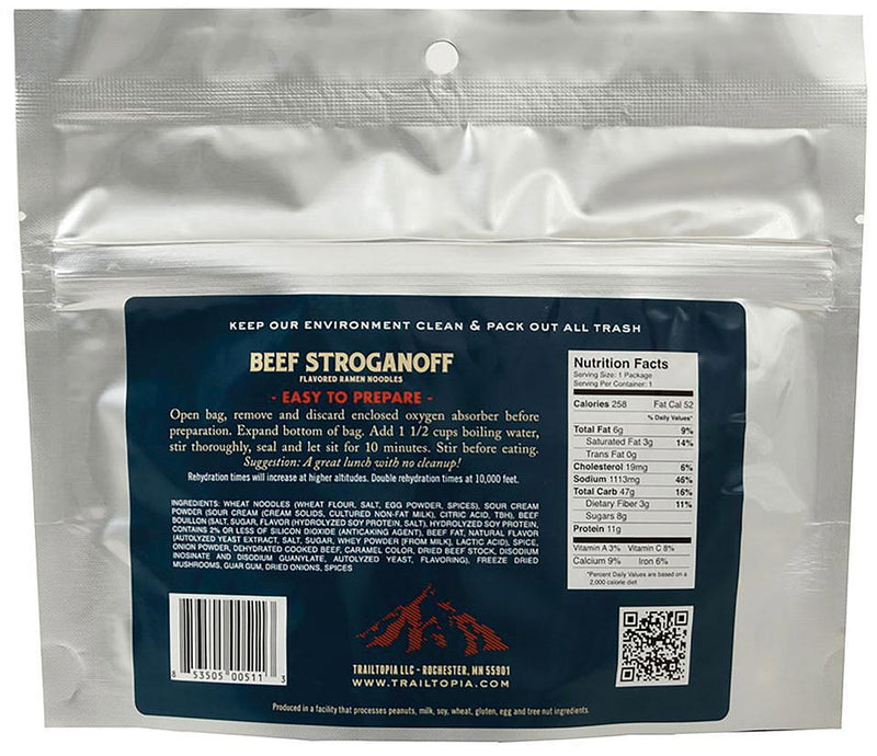 Load image into Gallery viewer, Trailtopia Beef Stroganoff Ramen: Delicious and Convenient Trail Meal
