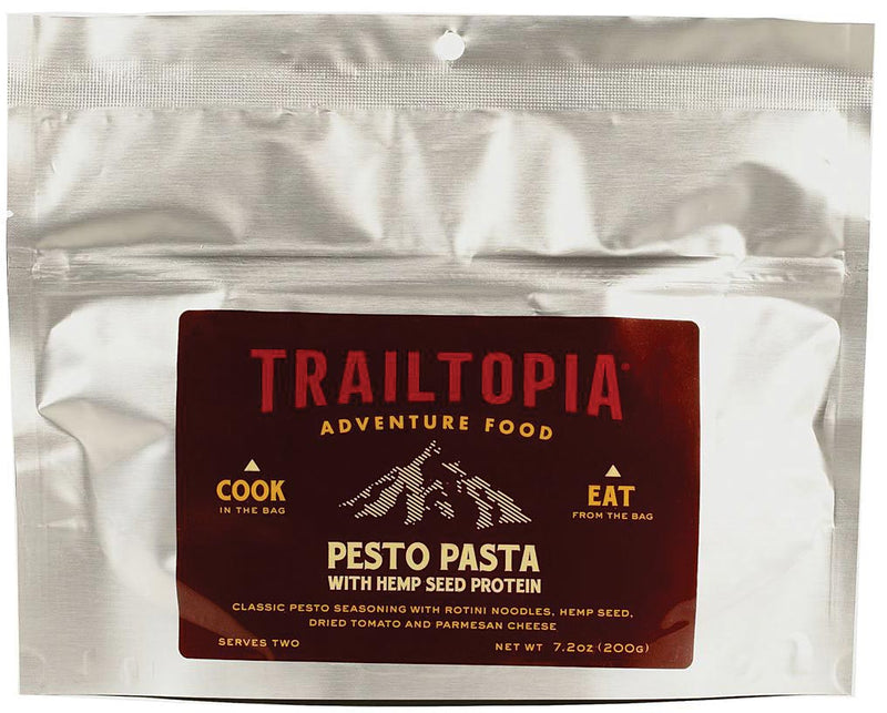 Load image into Gallery viewer, Trailtopia Pesto Pasta with Hemp Seed Protein - Delicious and Nutritious Trail Meal

