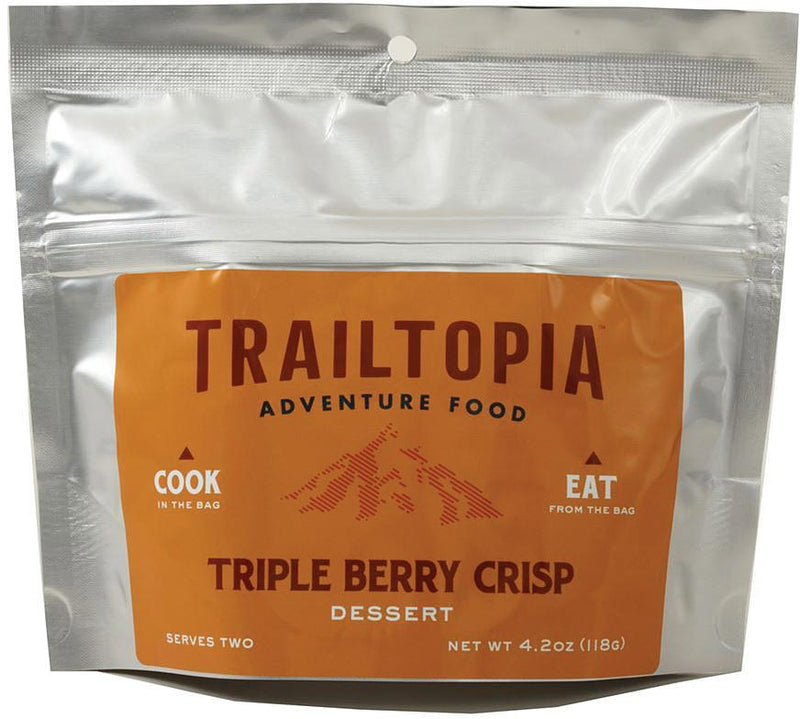 Load image into Gallery viewer, Trailtopia Desserts Triple Berry Crisp Gluten-Free Meal - Delicious Backcountry Treat!
