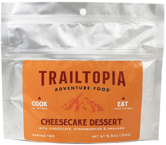 Trailtopia Desserts Choc Strawberry Cheesecake: Indulgent Backcountry Treat