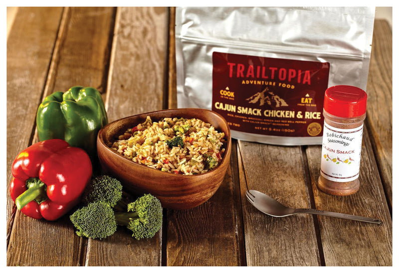 Load image into Gallery viewer, Trailtopia Gluten Free Cajun Chicken and Rice Single Serving Meal
