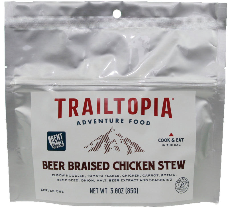 Load image into Gallery viewer, Trailtopia Beer Chicken Stew: Delicious Single Serving Meal for Outdoor Adventures

