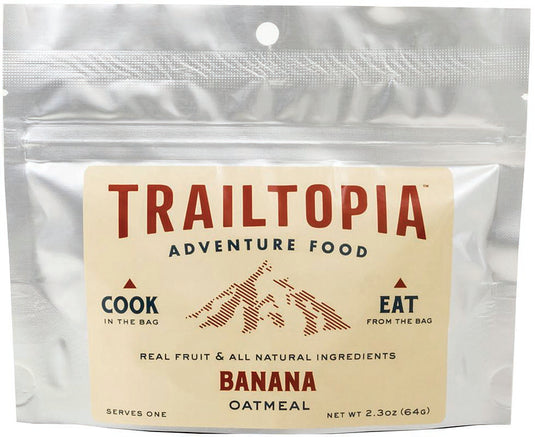 Trailtopia Oatmeal Banana Oatmeal Meals - Delicious and Nutritious Trail Food for Outdoor Adventures