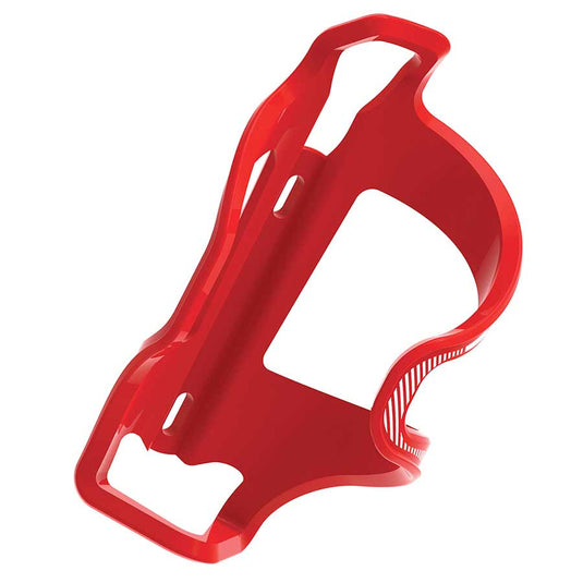 Lezyne Flow Side Load Bottle Cage Composite Lightweight Red for Compact Frames (Pack of 2)