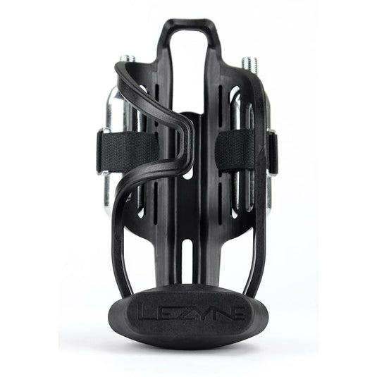 Lezyne Tubeless Flow Storage Loaded, Bottle Cage, Composite, Includes CO2 Head, V18 Multi-Tool with Tubeless Reamer &