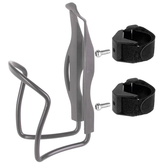 M-Wave ADA BC Flex 2 Bottle Cage Mount, Two velcro mounts allow a bottle cage to be mounted anywhere