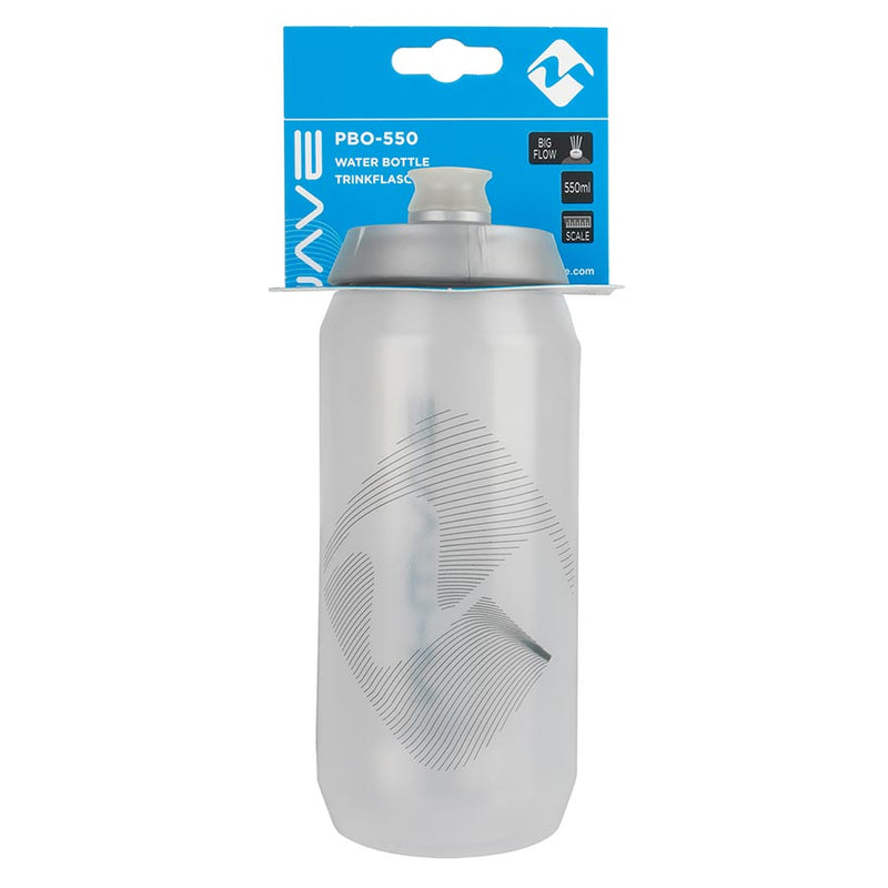 Load image into Gallery viewer, M-Wave PBO 550 Water Bottle 550ml / 19oz, Black on Clear
