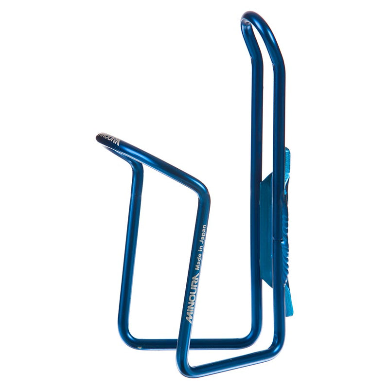 Load image into Gallery viewer, Pack of 2 Minoura AB100-5.5 Dura-Cage Standard Anodized Blue Duralumin Braze-on
