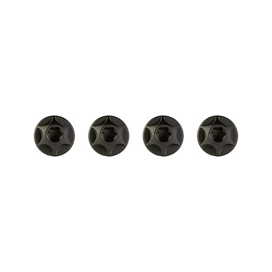 Silca Sicuro Ti bottle cage bolts, Cerakote Black, Set of 4