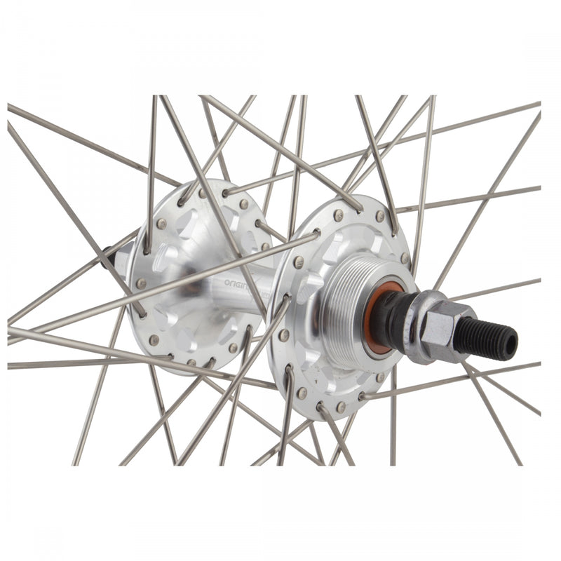 Load image into Gallery viewer, Wheel Master 700C Alloy Fixed Gear/Freewheel Double Wall 700C SET Sun M13 RIM
