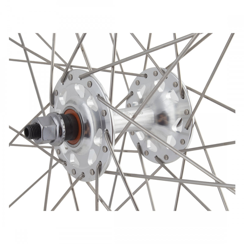 Load image into Gallery viewer, Wheel Master 700C Alloy Fixed Gear/Freewheel Double Wall 700C SET Sun M13 RIM
